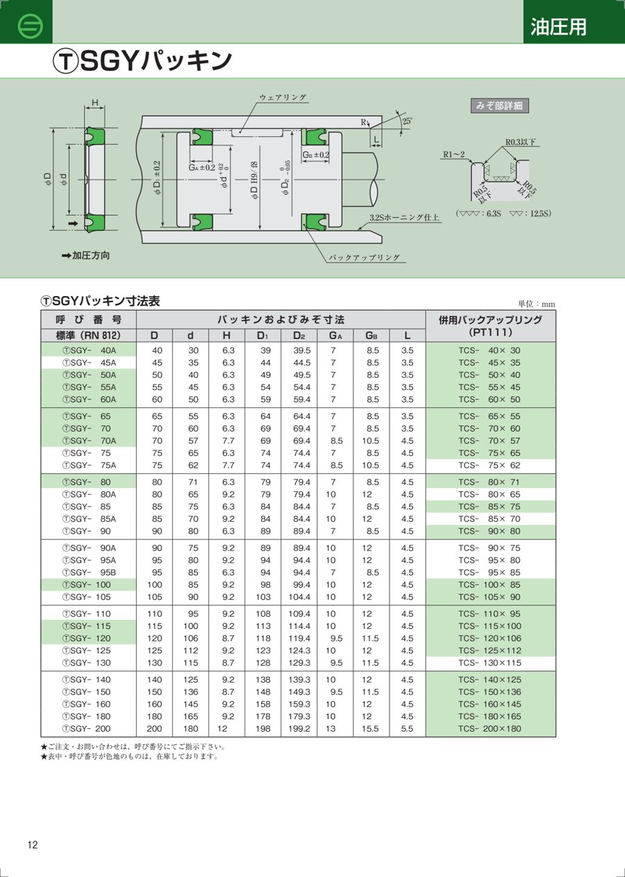 TSGY datasheet preview