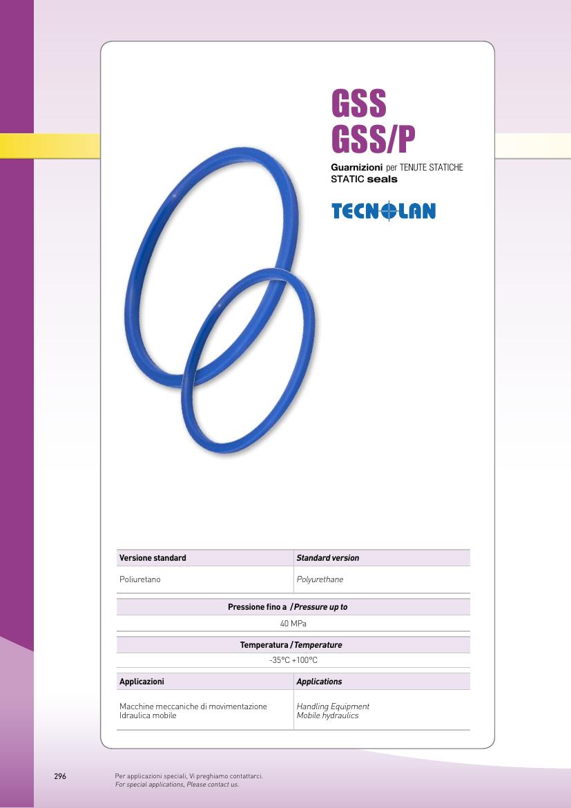 GSS/GSS-P datasheet preview
